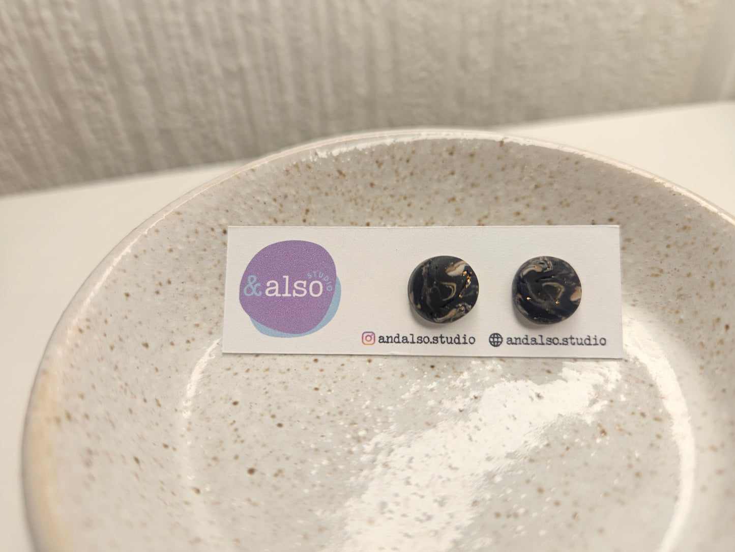 Nightfall Large Swirl Studs (106mm)