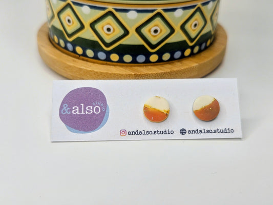 Fern & Fire Ember Studs Small (6mm)