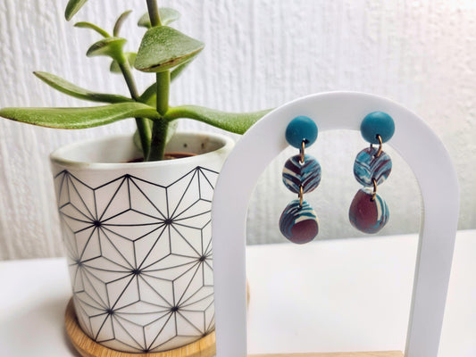 Waveform Triple Drop Teal Top